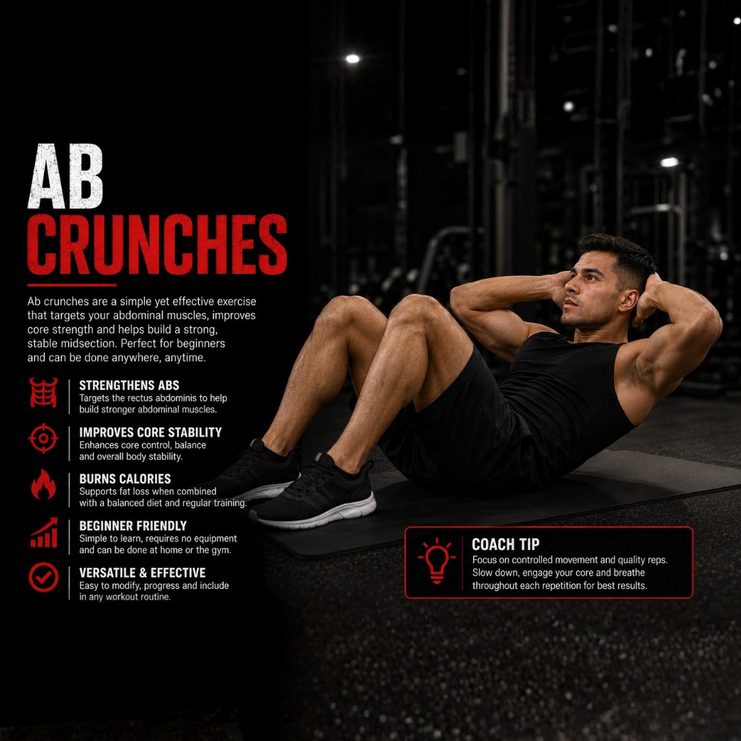 Ab crunch exercise