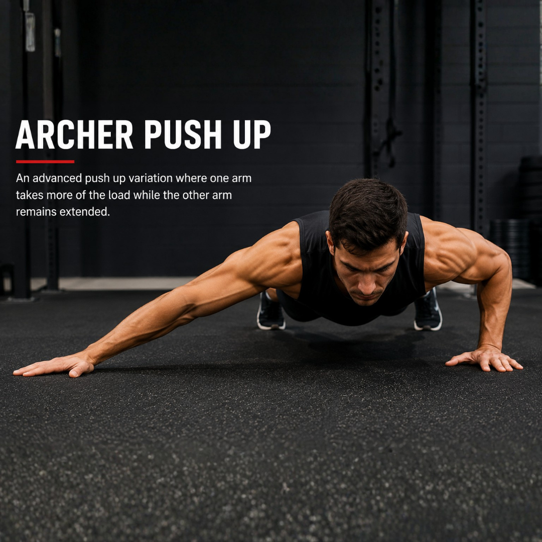 Archer push up exercise